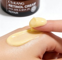 Crème Visage Double Rétinol Anti-rides Raffermissante Hydratante Éclaircissante Lissante des Ridules Soin de la Peau OEM