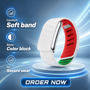Correa de Repuesto Compatible con WHOOP 5.0, Estilo Fútbol <span class=keywords><strong>CR7</strong></span>, Pulsera Conmemorativa Número 7, Silicona, Cierre Plegable - Product Image 6