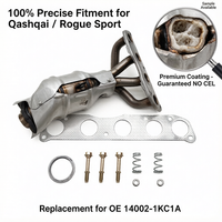 Convertidor Catalítico de Escape para Nissan Qashqai Rogue Sport 2.0L 2014-2021 MR20DD OE 14002-1KC1A 14002-1KC1B Ajuste Directo