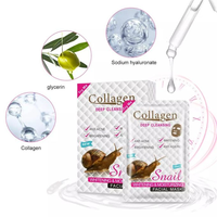 Masque Coréen Aux Extraits de Collagène Nourrissant Hydratant Tous Les Types De Peau Collagène Profond Anti-rides Lifting Masques Faciaux