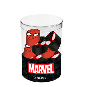 Karactermania pour Marvel Spiderman Peter-Cube avec 12 gommes, rouge - Product Image 1
