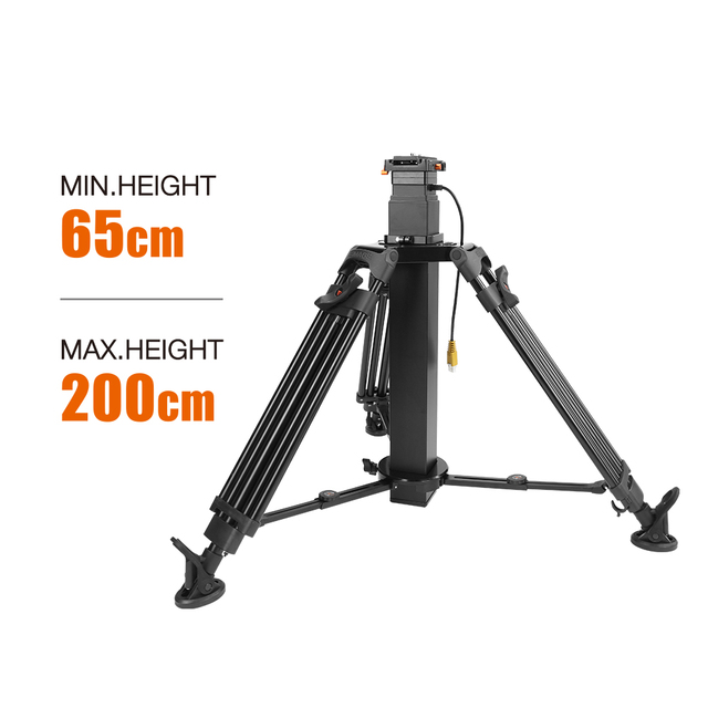 E-IMAGE GAM260S Motorized Elevation Tripod System with Electric Motor and Remote Controller Max.Payload 30kg for PTZ Camera