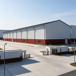 Edificio Comercial Pesado Prefabricado con Aislamiento Térmico, Estructura de Acero Galvanizado a Prueba de Sismos, para Parque Logístico o Depósito - Product Image 1