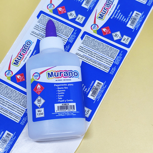 Custom <strong>Vinyl</strong> Glue Label <strong>Stickers</strong> <strong>Glossy</strong> Lamination Waterproof High <strong>Adhesive</strong> Stationery Labels in Roll - Product Image 5