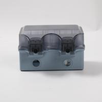 Boîtier de prise électrique étanche IP66 avec interrupteur, double prise, en ABS+PC, pour usage extérieur