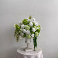 T-FT176 Vente en gros usine Chemin de table Arrangements floraux Boules de fleurs artificielles en soie Centres de table pour décoration de mariage