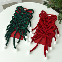Nœud de décoration de Noël transfrontalier, Pendentif pour sapin de Noël, Décoration de scène de fêtes, Composition de vitrine