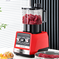Mixeur Commercial Haute Puissance Multifonctionnel : Extracteur de Jus, Préparateur de Smoothies, Broyeur à Glace Robuste