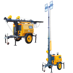 Livraison Gratuite 5 Tours d'Éclairage Mobiles Extérieurs EPA Tours d'Éclairage de Chantier HQ 9m Tours d'Éclairage Mobiles 4x400W 9m Télé - Product Image 5
