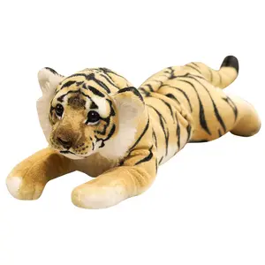 Nuovo Design peluche animali della giungla tigre leopardo leoni peluche giocattolo per bambini collezione di giocattoli