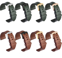Bracelets de montre en caoutchouc fluoré FKM de haute qualité, à libération rapide, remplacement pour bracelet de montre FKM, pour Rolex Water Series, pour Huawei GT