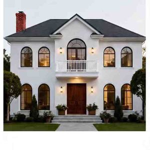Casa Prefabricada Estilo Mansión, Edificios Residenciales Prefabricados <span class=keywords><strong>de</strong></span> Lujo <span class=keywords><strong>de</strong></span> Hormigón, Edificio <span class=keywords><strong>de</strong></span> Estructura <span class=keywords><strong>de</strong></span> Acero <span class=keywords><strong>de</strong></span> Varios Pisos - Product Image 1