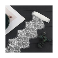 Bande de dentelle blanche en maille élastique sans couture pour accessoires de lingerie/vêtements Lolita en stock