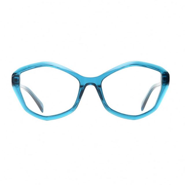 Model 2245 Polygon Acetate Optical Frame Luxury Acetate Eyeglasses Custom logo Frame Ready Stock Glasses Oversized Frames
