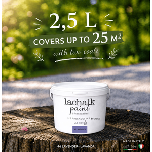 46 LAVENDER 25 lt LaChalk the evolution of <b>chalk</b> paint Where <b>chalk</b> meets resin: Hybrid <b>Chalk</b> Resin Paint made in Italy - Product Image 2