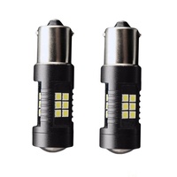 Ampoule LED 1156 BAU15S 1157 BAY15D 3030 21SMD Super Lumineuse T20 7443 7440 pour Clignotant de Voiture, Moto, Feu Arrière et Marche Arrière