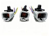 Conector de Cableado Automotriz Impermeable IP65 de 12V, PVC, 4 Pines, Conductor de Cobre, Conectores Pre-cableados para Sistemas Electrónicos
