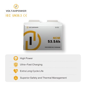 VOLTAHPOWER Yüksek Performanslı 53.5Ah Lityum Pil Güçlü NCM Hücre - Product Image 2