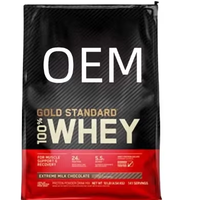Poudre de protéines de lactosérum 100% isolée saveur vanille chocolat Gold Standard Whey Powder