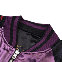 Blouson de moto personnalisé pour homme, brodé, patchwork, style chinois, grande taille, écologique, coupe-vent, respirant, automne