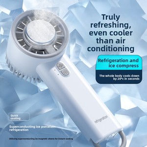 Ventilateur USB portable rechargeable <span class=keywords><strong>Koukou</strong></span> Ice Compress, mini ventilateur de bureau à semi-conducteurs, idéal pour l'extérieur - Product Image 2