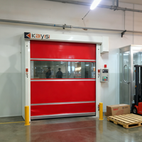 Porte à enroulement rapide en PVC haute vitesse, porte à enroulement rapide, portails automatiques rapides pour entrepôt
