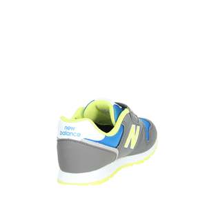 Scarpe da ginnastica per bambini YZ373JB2 con tomaia in mesh traspirante, grigio blu, chiusura in velcro, scarpe sportive atletiche - Product Image 3