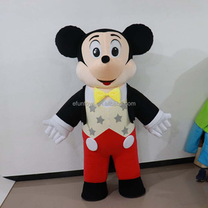 Efun-Costume de Mascotte <span class=keywords><strong>Mickey</strong></span> <span class=keywords><strong>Gonflable</strong></span> Personnalisée Professionnelle, 1 Pièce, Animal de Dessin Animé, Cosplay, Fête de Carnaval, à Vendre, quantité minimale de commande - Product Image 2