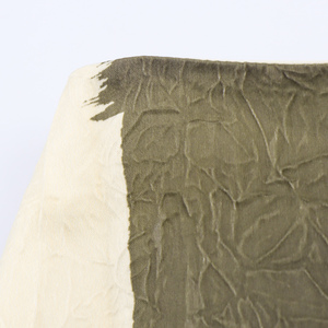 <span class=keywords><strong>Jupe</strong></span> longue en <span class=keywords><strong>satin</strong></span> décontractée à imprimé floral avec fente arrière et fermeture éclair de couleur verte pour femmes - Product Image 4