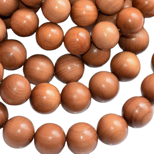 Santalum Album Brown Sandalwood Yoga Jewelry/Sandalwood Beads Prayer Mala <b>Sweet</b> Woody Fragrance Eco-Friendly 50+ Years Carved - Product Image 1