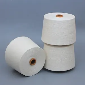 Recycler les fils de polyester filés teints Dope écologiques en fibre pour chaussettes à tricoter