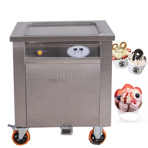 Máquina de hielo para freír con ahorro de energía/Máquina de helado frito de sartén plana/Máquina de rollo de helado frito - Product Image 3