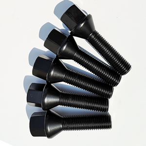 10 pièces noir/argent M14 X 1.25 14x1.5 boulons d'écrou <span class=keywords><strong>de</strong></span> <span class=keywords><strong>roue</strong></span> <span class=keywords><strong>conique</strong></span> en forme <span class=keywords><strong>de</strong></span> cône écrous <span class=keywords><strong>de</strong></span> <span class=keywords><strong>roue</strong></span> pour BMW pour VW Golf boulon <span class=keywords><strong>de</strong></span> <span class=keywords><strong>roue</strong></span> en acier - Product Image 5