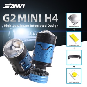 Ampoules de phare avant de voiture Sanvi New Mini H4 LED 70W 6000K - Product Image 3