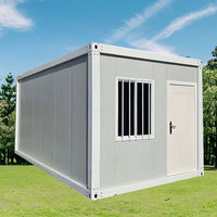 Dortoir pliable modulaire préfabriqué Petite maison pliable Conteneur pliable Maison préfabriquée avec toilettes