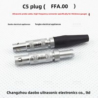 Câble de sonde de détecteur de défauts ultrasonique sur mesure haute précision C5-C5 FFA00, câble de données haute fréquence TOFD, jauge d'épaisseur MPKLL2