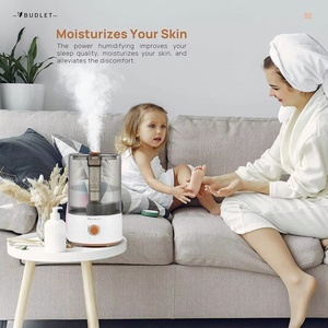 Knob Control Top Fill <b>Mist</b> Maker Aroma Diffuser Portable Visual Water Window for Home Bedroom Office Large Capacity 3.6L Water T - Product Image 4