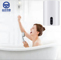Calentador de Agua Eléctrico de Pared con Tanque Interior de Acero Inoxidable Delgado y Plano, Pantalla Digital de Múltiples Capacidades y Ahorro de Energía