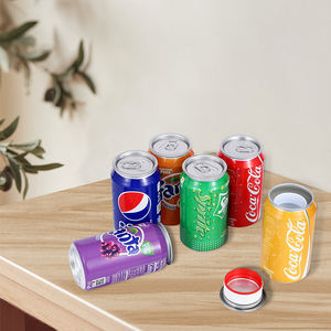 Boîte de rangement en métal pour accessoires de fumeur, pot à tabac, boîte de conserve personnalisée avec logo, style Fanta Cola, vente en gros directe usine - Product Image 6