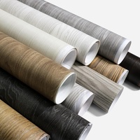 Ahşap PVC dekoratif film plastik laminasyon dekoratif Film rulo vakum pres PVC Film PVC levha folyo membran
