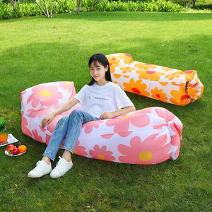 IStapromo Gifts Outdoor Custom Printing Air Lounger <b>Sofa</b> Portable Foldable Ultralight Quick Inflation <b>Camping</b> Inflatable AirSofa - Product Image 4