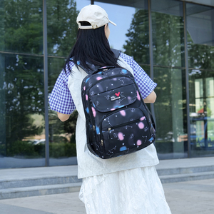 Sac d'école en nylon personnalisé, grande capacité, durable, imperméable, pour adolescents, nouveau design, pour enfants - Product Image 5