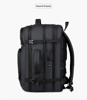 KOV 2026 Nuovo Zaino Unisex Oxford per Computer, Resistente, Impermeabile, Espandibile, USB, Antifurto, con Cintura a Cuscino d'Aria in Poliestere