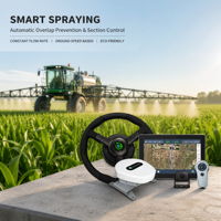 Système de guidage GPS RTK haute précision de 2,5 cm pour tracteurs, avec fonction de pilotage automatique pour le semis, la pulvérisation, la récolte, le buttage et la préparation du sol
