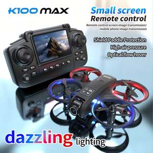 NUEVO K100 MAX Mini Dron de Plástico para Principiantes con Cámaras, Evitación de Obstáculos, Pantalla, Control Remoto, Quadcopter, Fotografía Aérea, Plegable - Product Image 4