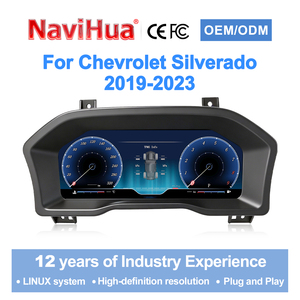 Panel de Instrumentos Digital LCD con Sistema Linux Navihua y Carplay para Chevrolet Silverado GMC Sierra 2019-2023 - Product Image 3