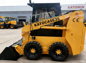 БЕСПЛАТНАЯ ДОСТАВКА KATOCASE Мини-погрузчик 2.6 тонны с двигателем EPA 36700 Вт, ковш 0.3 м, короткий радиус поворота, колесный погрузчик, двигатель и насос - Product Image 2