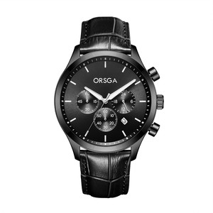 Reloj de pulsera multifuncional para hombre con tres esferas y seis manecillas, con fecha, venta al por mayor de fábrica, reloj de cuarzo moderno y ejecutivo - Product Image 6