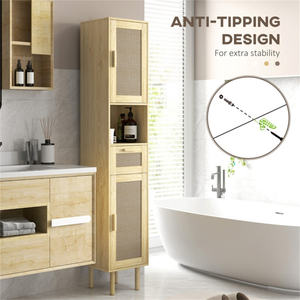 Gabinete de baño DB para sala de estar/dormitorio con almacenamiento de MDF para envío-Prohibido por - Product Image 1