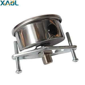 Manómetro Xaol Yn-60zv de acero inoxidable resistente a las vibraciones con soporte para filtro de agua - Product Image 3
